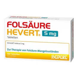 Kwas foliowy Hevert 5 mg tabletki, 100 szt