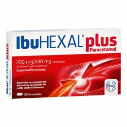 IbuHEXAL plus paracetamol 200 mg/500 mg tabletki powlekane, 20 szt