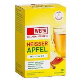 Wepa gorące jabłko + witamina C w proszku, 10X10 g