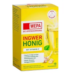 Wepa Imbir + Miód + Witamina C w proszku, 10X10 g