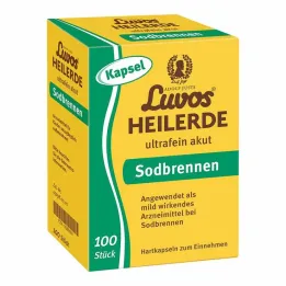 Luvos Healing Clay Ultra Fine Kapsułki na ostrą zgagę, 100 szt