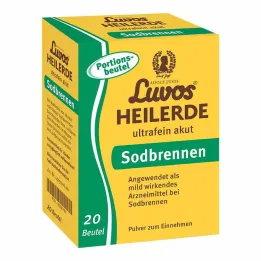 Luvos Glinka lecznicza w torebce z proszkiem na ostrą zgagę, 20x6,5 g