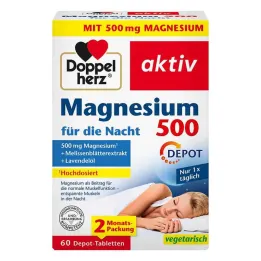 Doppelherz Magnez 500 na noc tabletki, 60 szt