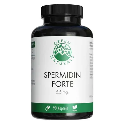 Green Naturals Spermidine Forte 5,5 mg kapsułki wegańskie, 90 szt Green Naturals Spermidine Forte 5,5 mg kapsułki wegańskie, 90 szt