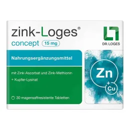 Zinc-Loges concept 15 mg tabletki dojelitowe, 30 szt