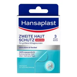 Hansaplast plaster ochronny drugiej skóry duży, 3 sztuki