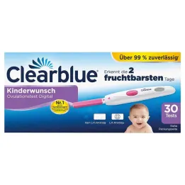 Cyfrowy test owulacyjny na płodność Clearblue, 30 szt