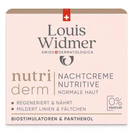 Widmer nutriderm krem na noc odżywczy bez P., 50 ml