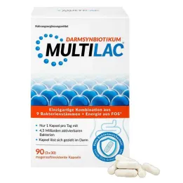 Multilac Synbiotic kapsułki dojelitowe, 3x30 szt