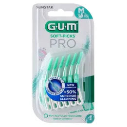 GUM Miękkie picki Pro średnie, 30 szt