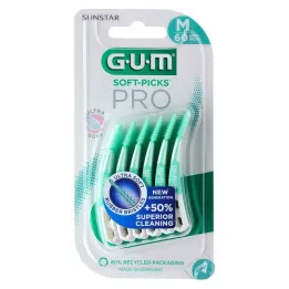 GUM Miękkie picki Pro średnie, 60 szt