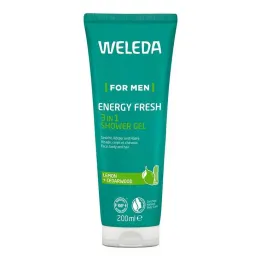 Weleda dla mężczyzn Żel pod prysznic 3w1 Energy Fresh, 200 ml