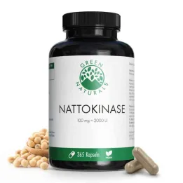 Green Naturals Nattokinase 100 mg kapsułki wegańskie (365 sztuk)