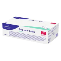 Peha-Soft Latex Protect jednorazowe rękawiczki diagnostyczne niejałowe pf L, 100 szt