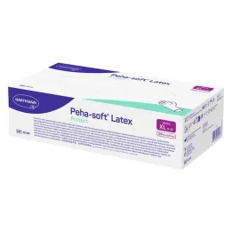 Peha-Soft Latex Protect jednorazowe rękawiczki diagnostyczne niejałowe pf XL, 100 szt