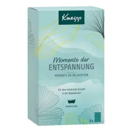 Zestaw upominkowy z kryształkami do kąpieli Kneipp, chwile relaksu, 3x60 g