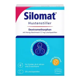 Silomat dekstrometorfan przeciwkaszlowy o smaku miodu, 20 szt