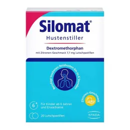 Silomat środek przeciwkaszlowy DMP cytrynowe pastylki do ssania, 20 szt