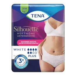 Majtki na nietrzymanie moczu Tena Silhouette Plus L białe, 10 szt
