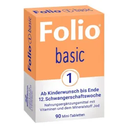 Folio 1 podstawowe tabletki powlekane, 90 szt