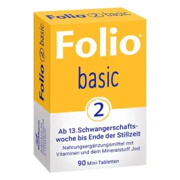 Folio 2 podstawowe tabletki powlekane, 90 szt