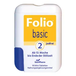 Folio 2 podstawowe tabletki powlekane bez jodu, 90 szt