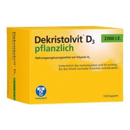 Dekristolvit D3 2000 IU kapsułki roślinne, 120 sztuk