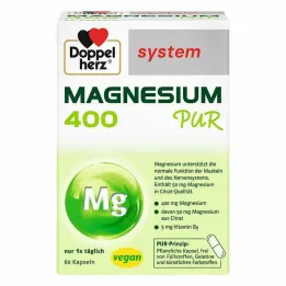 Kapsułki systemowe Doppelherz Magnesium 400 Pur, 60 szt