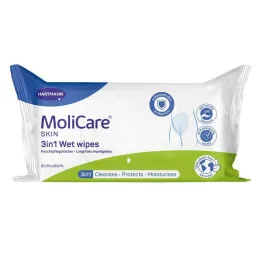 Chusteczki nawilżane Molicare Skin 3w1, 30 szt