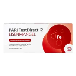 Samodzielny test na niedobór żelaza Pari Testdirect z krwi (1 szt.)