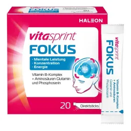 Vitasprint Focus Direct Sticks, 20 szt