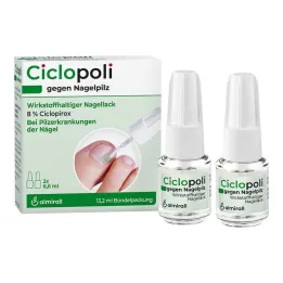 Ciclopoli przeciw grzybicy paznokci, 2X6,6 ml
