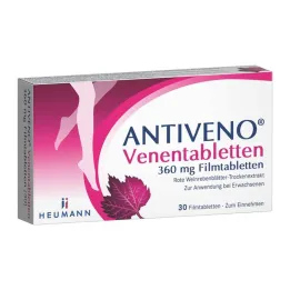 ANTIVENO Tabletki żylne 360 mg tabletki powlekane, 30 szt