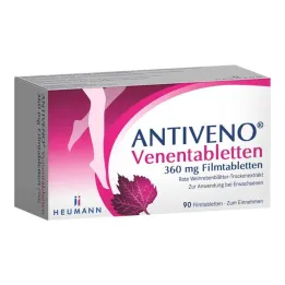 ANTIVENO Tabletki żylne 360 mg tabletki powlekane, 90 szt
