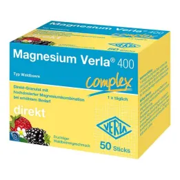 Magnez Verla 400 Wild Berry Direct Granulat, 50 szt