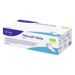 Rękawiczki diagnostyczne Peha-Soft nitrylowe niebieskie niesterylne pf M, 150 sztuk