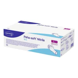 Rękawiczki diagnostyczne Peha-Soft nitrylowe niebieskie niesterylne pf L, 150 sztuk