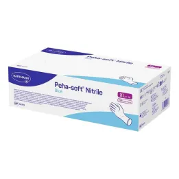 Rękawiczki diagnostyczne Peha-Soft nitrylowe niebieskie niesterylne pf XL, 150 sztuk