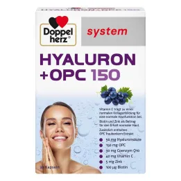 Kapsułki systemowe Doppelherz Hyaluron + OPC , 30 szt