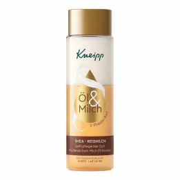 Kneipp Oil & Mleko Dwufazowy płyn do kąpieli Shea Mleko ryżowe, 250 ml