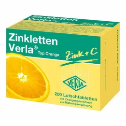 Zinkletten Verla Orange pastylki do ssania, 200 szt