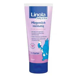 Linola Baby &amp; Bogate mleko pielęgnacyjne dla dzieci (200 ml)