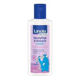 Linola Baby &amp; Pielęgnacja pod prysznic dla dzieci &amp; Szampon Sensitive (200 ml)