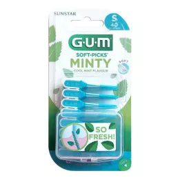 GUM SOFT-PICKS MINTY mały, 40 sztuk