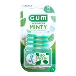 GUM Kostki miękkie Minty średnie, 40 szt