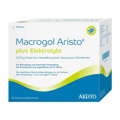 Makrogol Aristo plus elektrolity 13,72 g Ple, 20 szt Makrogol Aristo plus elektrolity 13,72 g Ple, 20 szt