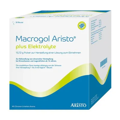 Makrogol Aristo plus elektrolity 13,72 g Ple, 50 szt Makrogol Aristo plus elektrolity 13,72 g Ple, 50 szt