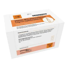 Witamina B12 Pharmarissano 1 mg/ml roztwór do wstrzykiwań ampułka, 10X1 ml