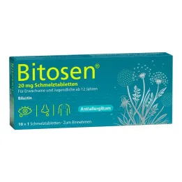 Bitosen 20 mg tabletki ulegające rozpadowi w jamie ustnej, 10 szt