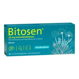Bitosen 20 mg tabletki ulegające rozpadowi w jamie ustnej, 30 szt